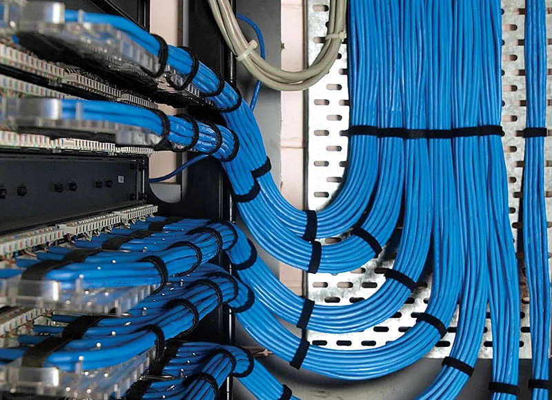 Corporate LAN and WAN structured cabling and network deployment